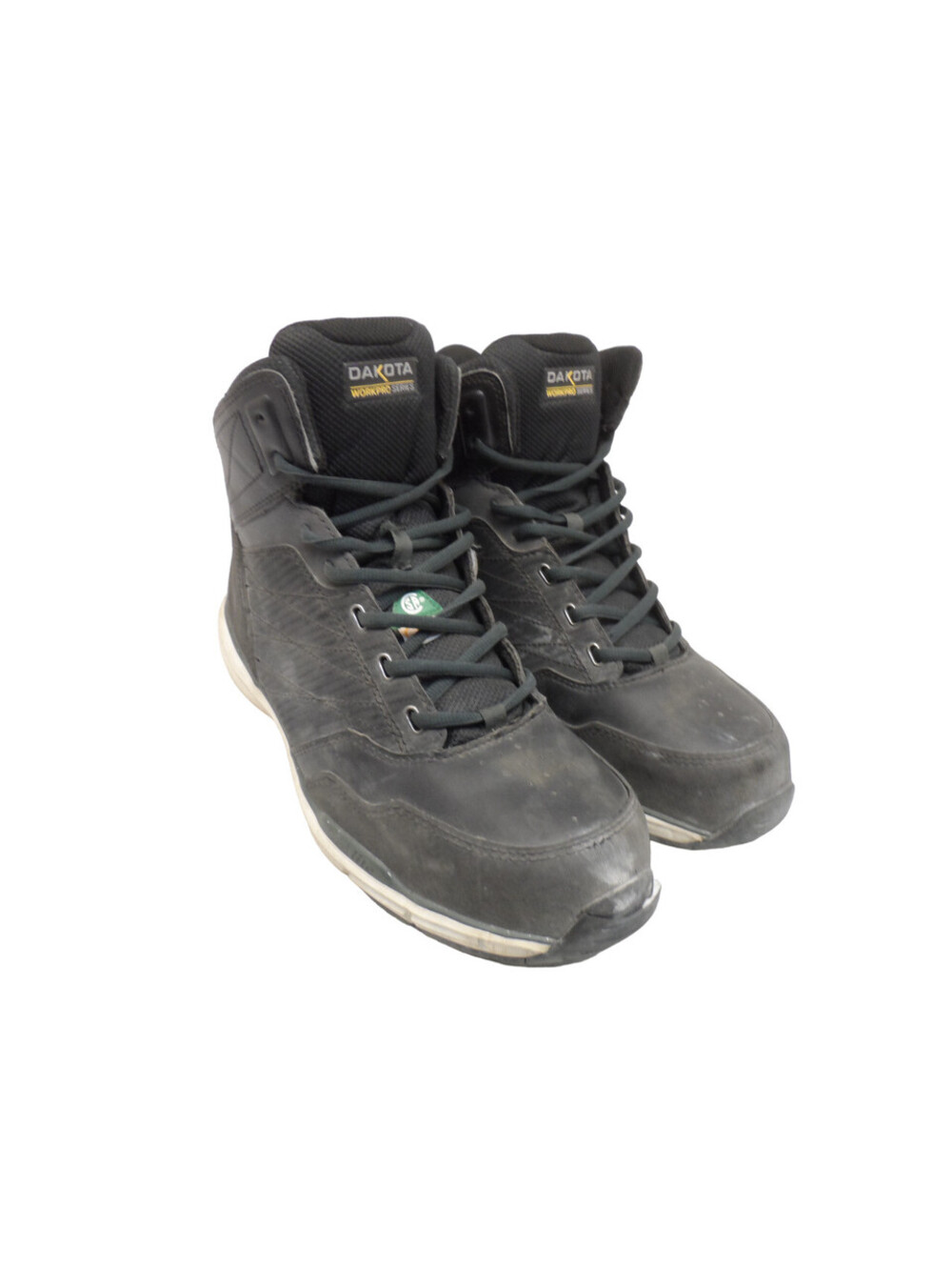 Dakota Men's 3617 Mid-Cut Quad Lite Steel Toe Steel Plate Shoes Black Size 10M